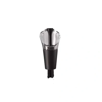 Imagen de Vacu Vin Wine Pourer and Stopper 2 in 1 Black Pieces