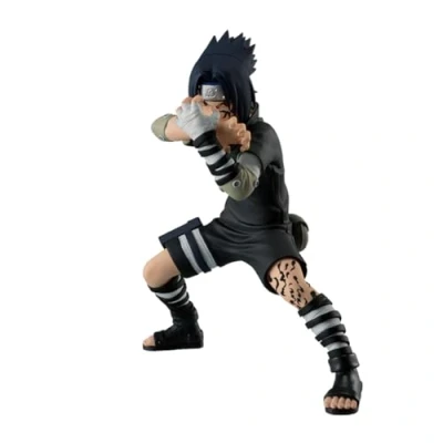 Imagen de Banpresto Figura de Acción Coleccionable Sasuke Uchiha Naruto Vibration Stars (Gaara &amp; Sasuke), 14 cm BP28551P Multicolor, Optimo para los fanaticos del Anime