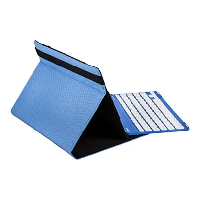 Imagen de Funda con teclado Silver HT Gripcase, Para Tablet de 10.4&quot;, Bluetooth, Función soporte, Azul
