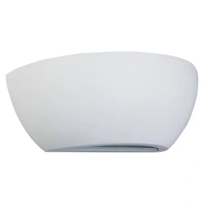 Imagen de Lindby Aplique &#039;Felia&#039; (Moderno) en Blanco hecho de Cerámica, Arcilla, Yeso e.o. para Salón &amp; Comedor (1 llama, E14) reflector pared, lámpara pared