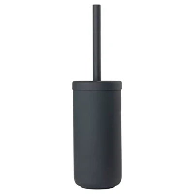 Imagen de Zone Denmark Ume Soporte y escobilla (Soporte De inodoro, Negro, plástico, Cerámica, Ume, 387 mm, 10 cm)