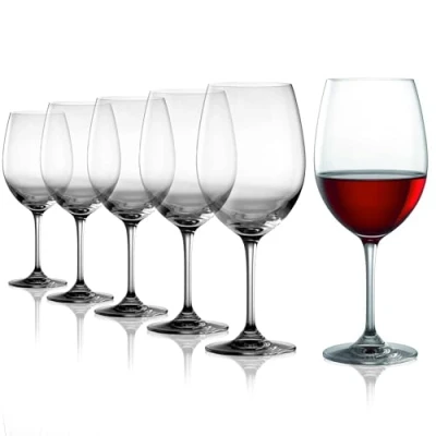 Imagen de Stölzle Lausitz Copas de Vino Bordeaux Event Juego 6, 635 ml Elegantes para Cristal Tinto con Máxima Expresión Aroma Apto Lavavajillas