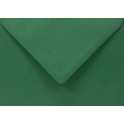 Imagen de Netuno 25x sobres de colores verdes oscuros DIN B6 125x175mm 115g Sirio Color Foglia solapa engomada puntiaguda sin ventana para invitaciones Navidad tarjeta boda carta dinero bricolaje empresa fiesta