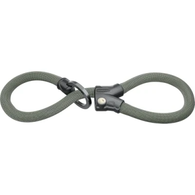 Imagen de ABUS Candado de cadena Infinity Loop 1806 flexible para bicicleta con 2 trabillas ajustables asegurar simultáneamente varias piezas bicicleta, bicicletas u otros objetos Longitud
