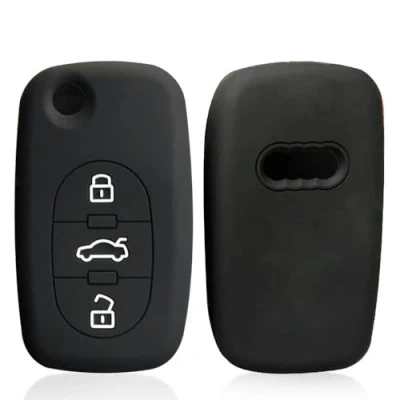 Imagen de Monocitic Funda de Silicona para Llave Coche Mando a Distancia Apto Audi A4 B6 B5 A2 A3 A5 A6 C5 A8 A1 TT