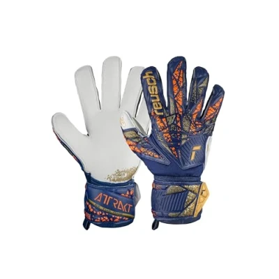 Imagen de Reusch Attrakt Grip Guantes de Portero para Adultos con Corte expandido y excelente Agarre