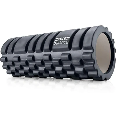 Imagen de Core Balance FOAM Massage Roller GRID Trigger Target Point GYM Fitness Physio Fitness/yoga, Talla: One Size, Black