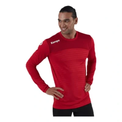 Imagen de Kempa Emotion 2.0 Longsleeve Camiseta M/L De Entrenamiento Balonmano, Hombre, Rojo/Rojo Chili, XXL