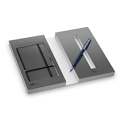 Imagen de Lamy swift Bolígrafo roller (formato DIN A6, tapa blanda, incluye caja de regalo), color azul imperial