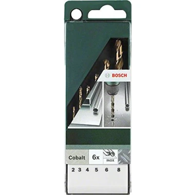 Imagen de Bosch 2 609 255 087 Juego de 6 piezas brocas para metal HSS Co, DIN 338