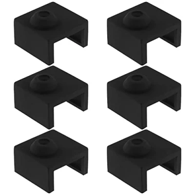 Imagen de the Lord of Tools 6 Piezas de Impresora 3D Hotend Calcetín Calentador Bloque Cubierta Silicona Compatible con Creality Ender 3/Ender 3 Pro/Ender V2/Ender 5/CR 10 Series MK7 MK8 MK9 Hotends