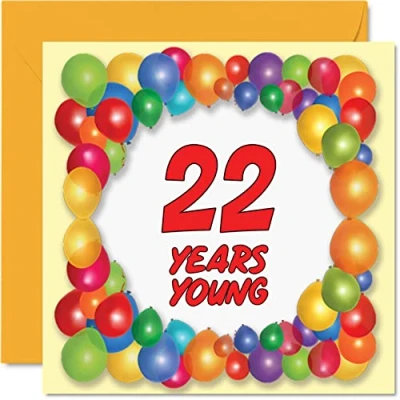 Imagen de Fun 23rd Birthday Cards for Men Woman Years Young Happy Card Son Niece Brother Sister Uncle Granddaughter Daughter Nephew Grandson, 145mm x Greeting Cards,