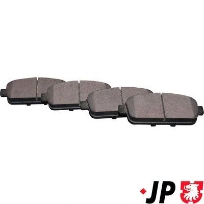 Imagen de JP GROUP 1263701510 Juego de pastillas freno Eje trasero con avisador acústico desgaste OPEL: Astra J Hatchback, GTC, Zafira C Tourer