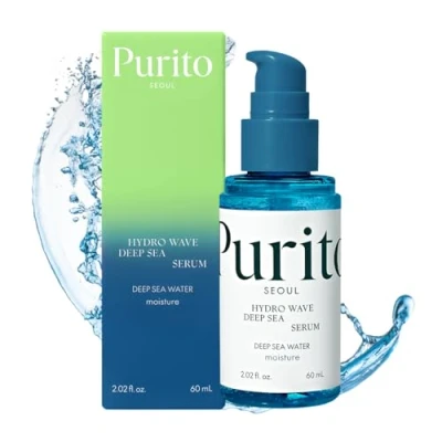 Imagen de PURITO Deep Sea Serum, Lightweight, Hydrating, for All Skin Types, Ampoule, Facial Serum face, Vegan &amp; Cruelty Free, Korean Care, 60ml 2.02fl.oz