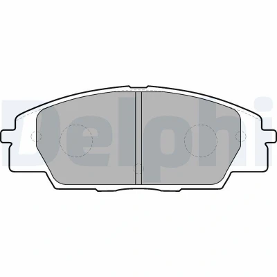 Imagen de DELPHI LP1559 Juego de pastillas freno con avisador acústico desgaste Chapa antichirridos accesorios HONDA: CIVIC 7 Hatchback