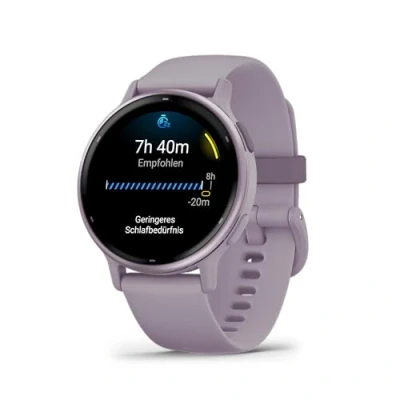 Imagen de Garmin Vívoactive 5, Smartwatch con GPS, Pantalla AMOLED, Funciones Esenciales de Salud y Forma física hasta 11 días autonomía, Lila (Reacondicionado)