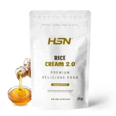 Imagen de HSN Crema de Arroz 2.0 Sirope Arce 1 Kg = 33 Tomas por Envase Sin Azúcares Añadidos, 100% Carbohidratos Puros Textura Extra Fina y Cremosa Ideal Rice Porridge No GMO, Vegana, Gluten