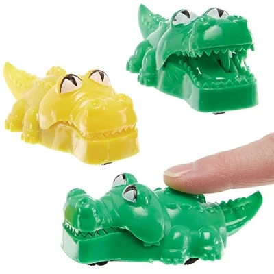 Imagen de Baker Ross FX669 Corredores cocodrilos Pack de 6, Juguetes para fiestas infantiles