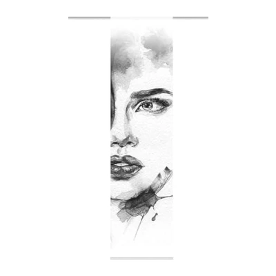 Imagen de Home Fashion 87889 703 Impresión Digital Face Right, 245 x 60 cm, diseño de Seda con, Gris