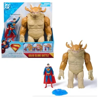 Imagen de DC Comics, Superman, Superman Vs. Kaiju Slime Battle, Action Figure with GiantKids Playset, Super Heroes Toys for Boys and Girls Ages 4 Up