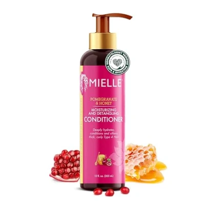 Imagen de MIELLE Pomegranate &amp; Honey MOISTURIZING and DETANGLING Conditioner 355ML, Único, Estándar, 340