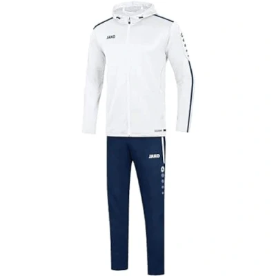 Imagen de JAKO Chándal para hombre Striker 2.0 con capucha, azul y blanco, XL, M9619