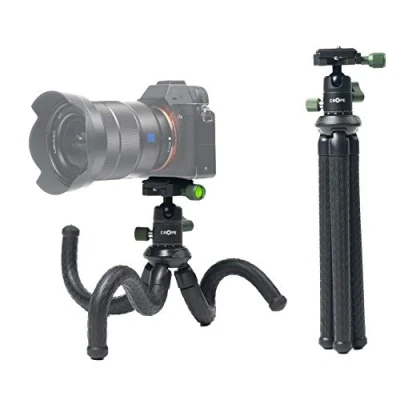 Imagen de C Rope Creatorpod, trípode de Viaje Flexible con Cabeza Bola, cámara para cámaras DSLR y sin Espejo, Capacidad Carga hasta 2 kg