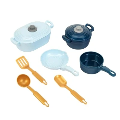 Imagen de Theo Klein 9175 utensilios de cocina, Robustos cocina para niños e Incluye asador, cacerola y parrilla, Juguete a partir 2 años