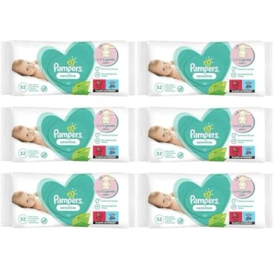 Imagen de Pampers 81687204 Sensitive toallitas húmedas para bebé, unisex