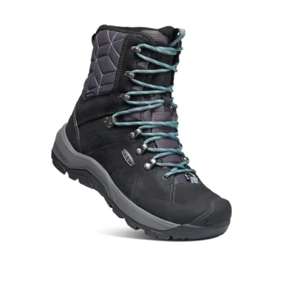 Imagen de KEEN Revel 4 High Polar, Botas de Nieve Mujer, Negro (Black/North Atlantic), 38.5 EU