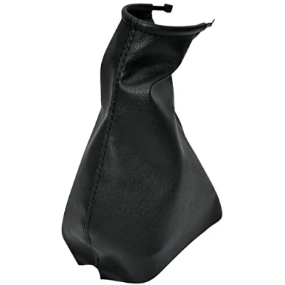 Imagen de AERZETIX C58490 Funda para palanca de cambios compatible con Renault Clio 2 1998 a 2004 color: negro en piel sintética