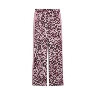 Imagen de Pantalones rectos con estampado integral T7 LEO LUXE para mujer