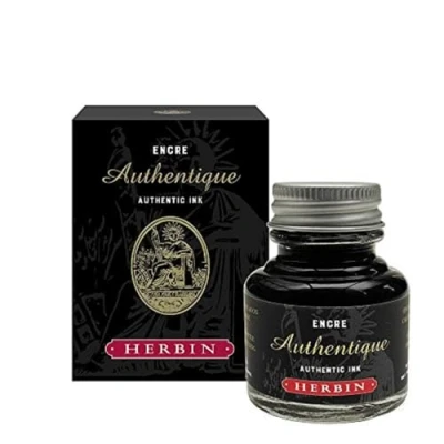 Imagen de J.Herbin 13991T Tinta para documentos (frasco de 30 ml, caligrafía), color negro