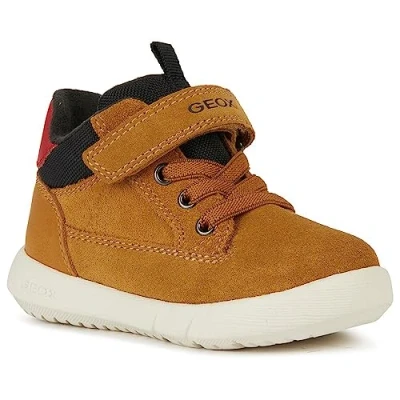 Imagen de Geox B HYROO BOY, Barco Ankle para Bebé Niños, CURRY/BLACK, 26 EU