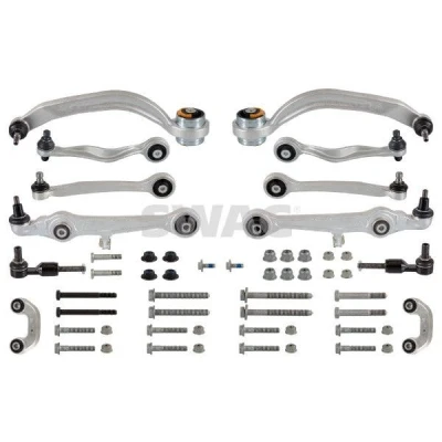 Imagen de SWAG 30 92 1502 Juego de reparación del brazo suspensión Eje delantero con barra acoplamiento AUDI: A4 B5 Berlina, A6 C5 Avant