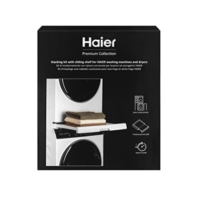 Imagen de Accesorio Lavadora Secadora Haier HASTKU108 ,Kit de Unión, Blanco