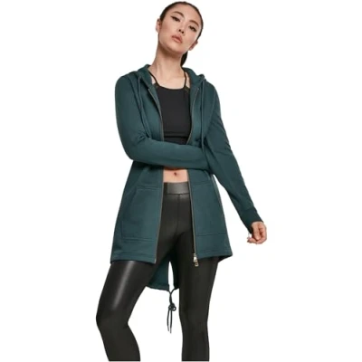 Imagen de Urban Classics Parka Sudadera con cremallera, Mujer, Talla: 4XL, Bottlegreen
