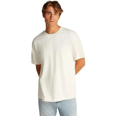 Imagen de Calvin Klein Jeans LOGO TAPE TEE Camiseta estampada, Hombre, Talla: XL, Tofu