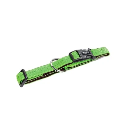 Imagen de Nobby Mango Suave Collar de Perro, 30 45 cm/20 mm, luz Verde/marrón