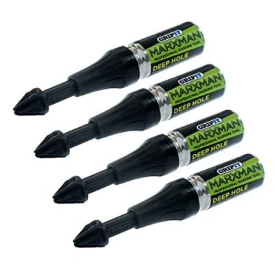 Imagen de MarXman Marxman1BLK Rotulador de tiza (4 unidades, 45 mm), color negro