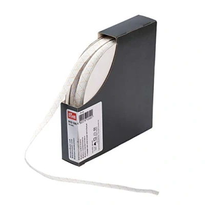 Imagen de Prym 910165 Elástico Standard 10mm Blanco 25m, Negro, 10 mm, weiß, 25 m