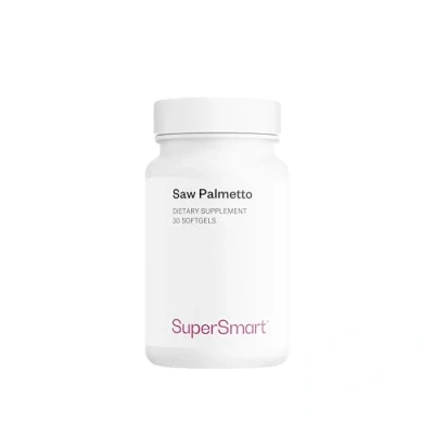 Imagen de Saw Palmetto Contribuye a mantener una salud óptima de la próstata Favorece el flujo urinario Extracto lipidosterol estandarizado al 85% ácidos grasos libres Supersmart