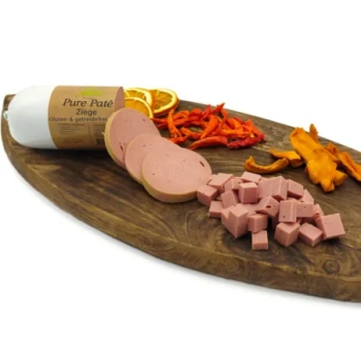 Imagen de Paw Natural salchichas para perros resistentes a los cortes 3 x 400 g de cabra sin gluten ni cereales carne fresca animales sanos (cabra, g)
