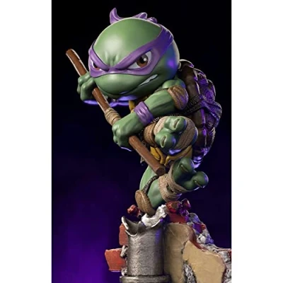 Imagen de Iron Studios TMNT Donatello Minico Estatuas, Multicolor, Standard (84059)