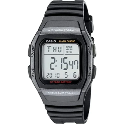 Imagen de Casio Reloj Digital para Hombres de Cuarzo con Correa en Resina W96H 1BV