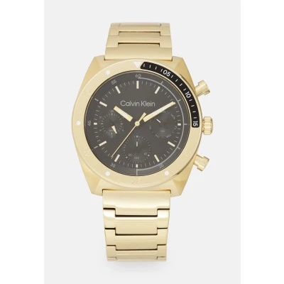 Imagen de Calvin Klein FLEX Cronógrafo goldcoloured/black, Hombre, Talla: One Size, Gold coloured/black