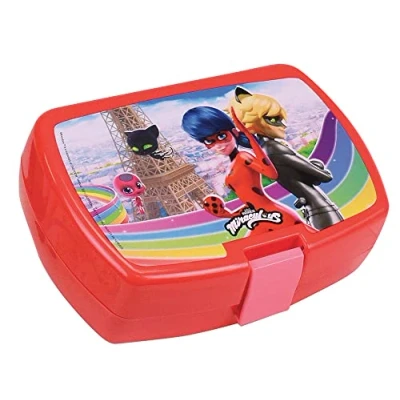 Imagen de Fun House MIRACULOUS 006082 Ladybug Caja para niños (6,5 x 17 13,5 cm, color rojo, normal