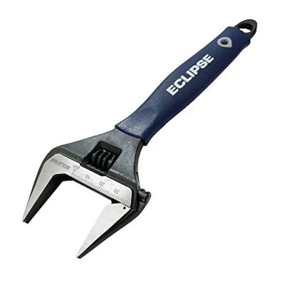 Imagen de Eclipse Professional Tools ADJW8WJ Llave ajustable de 8&quot; con mandíbula extra ancha 38 mm (1 ½&quot;)
