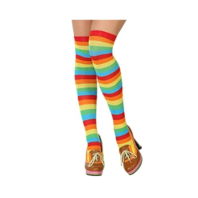 Imagen de ATOSA medias rayas multicolor arcoiris payaso