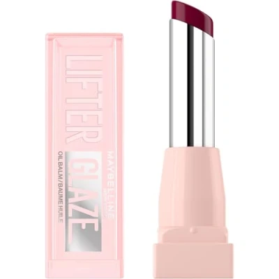 Imagen de Maybelline New York Bálsamo Labial con Color, Labios Suaves y Brillantes, Hasta 24h de Hidratación, Ácido Hialurónico, Lifter Glaze, Tono 008 Acai Glaze